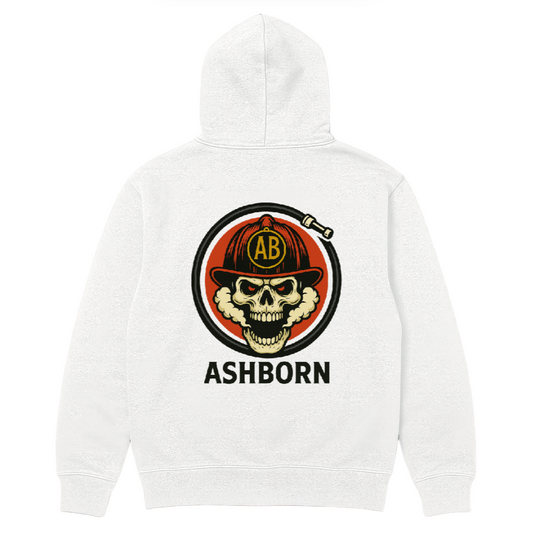 Smoking Skull Graphic Hoodie