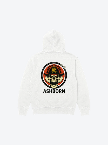 Smoking Skull Graphic  Hoodie