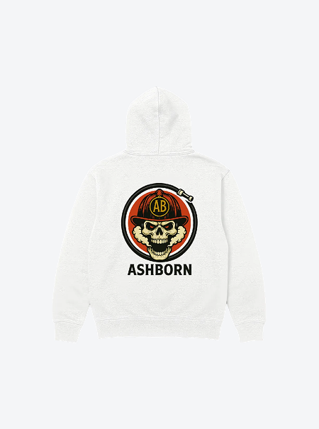 Smoking Skull Graphic  Hoodie