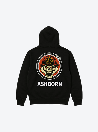 Smoking Skull Graphic  Hoodie