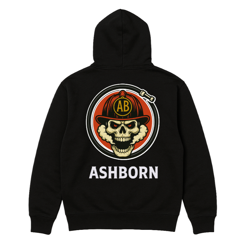 Smoking Skull Graphic  Hoodie