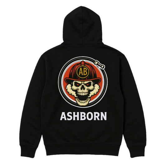 Smoking Skull Graphic  Hoodie
