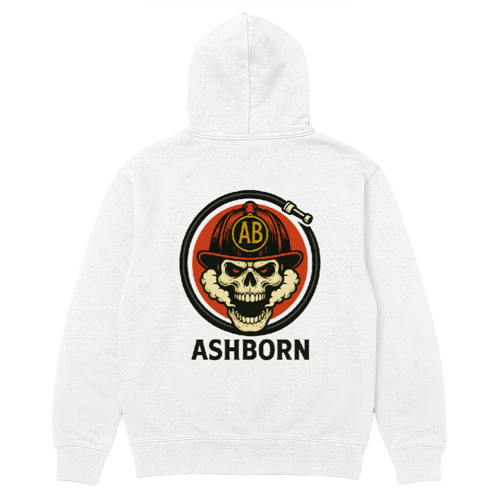 Smoking Skull Graphic  Hoodie